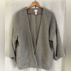 a new day osfm gray shall cover up jacket light weight